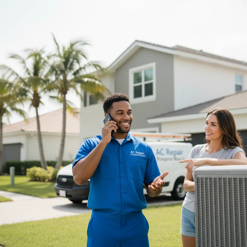 AC Repair Pompano Beach customer support in Carefree